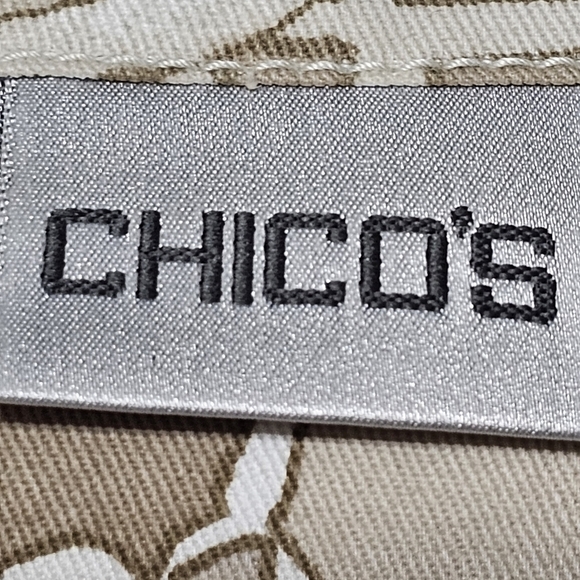 Women’s Chico’s Shacket Size 2 100% Cotton Button Front Jacket with Pockets - Picture 15 of 15